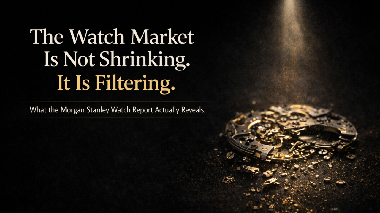The Watch Market Is Not Shrinking. It Is Filtering.